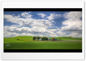 Farm on Joe Babbitt Road between Colfax and Pullman, Washington Ultra HD Wallpaper for 4K UHD Widescreen desktop, tablet & smartphone
