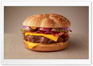Fast Food Burger Ultra HD Wallpaper for 4K UHD Widescreen desktop, tablet & smartphone