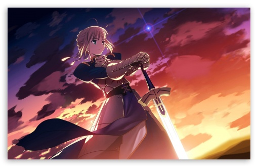 Fate Stay Night Saber Ultra Hd Desktop Background Wallpaper For 4k Uhd Tv Widescreen Ultrawide Desktop Laptop Tablet Smartphone