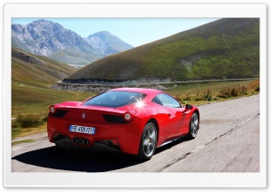 Ferrari 458 Italia Rear View Ultra HD Wallpaper for 4K UHD Widescreen desktop, tablet & smartphone