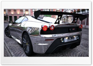 Ferrari Scuderia Chrome Ultra HD Wallpaper for 4K UHD Widescreen desktop, tablet & smartphone