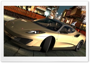 Ferrari SP1 Light Gold Ultra HD Wallpaper for 4K UHD Widescreen desktop, tablet & smartphone