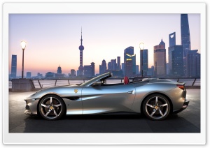 Ferrari Sports Car, City, Modern Lifestyle Ultra HD Wallpaper for 4K UHD Widescreen desktop, tablet & smartphone