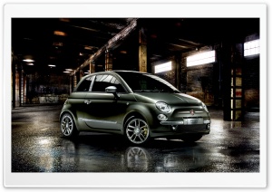 Fiat 500 Green Ultra HD Wallpaper for 4K UHD Widescreen desktop, tablet & smartphone
