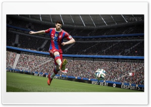 FIFA 15 Robert Lewandowski Ultra HD Wallpaper for 4K UHD Widescreen desktop, tablet & smartphone