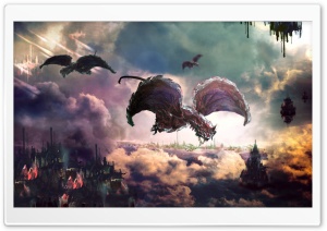 Final Dragoncity Ultra HD Wallpaper for 4K UHD Widescreen desktop, tablet & smartphone