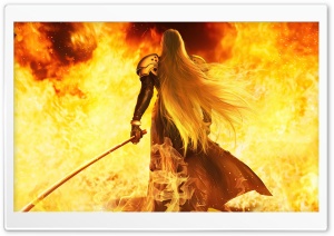 Final Fantasy VII Remake Sephiroth video game Ultra HD Wallpaper for 4K UHD Widescreen desktop, tablet & smartphone