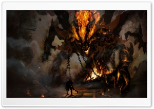 Fire Demon Ultra HD Wallpaper for 4K UHD Widescreen desktop, tablet & smartphone