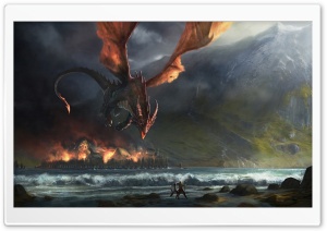 Fire Dragon Ultra HD Wallpaper for 4K UHD Widescreen desktop, tablet & smartphone