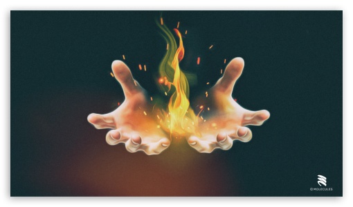 Fire in Magician s Hand UltraHD Wallpaper for 8K UHD TV 16:9 Ultra High Definition 2160p 1440p 1080p 900p 720p ; Mobile 16:9 - 2160p 1440p 1080p 900p 720p ;