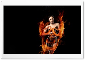 Fire women Ultra HD Wallpaper for 4K UHD Widescreen desktop, tablet & smartphone