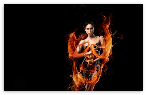 Fire women UltraHD Wallpaper for Wide 16:10 Widescreen WHXGA WQXGA WUXGA WXGA ;