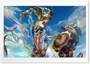 Fish Goddess Ultra HD Wallpaper for 4K UHD Widescreen desktop, tablet & smartphone