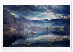 Fishers In The Boat Ultra HD Wallpaper for 4K UHD Widescreen desktop, tablet & smartphone