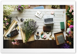 Flowershop Ultra HD Wallpaper for 4K UHD Widescreen desktop, tablet & smartphone