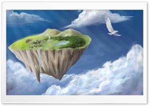 Flying Island Ultra HD Wallpaper for 4K UHD Widescreen desktop, tablet & smartphone
