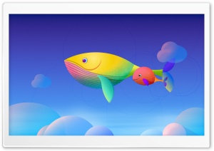 Flying Whales Ultra HD Wallpaper for 4K UHD Widescreen desktop, tablet & smartphone