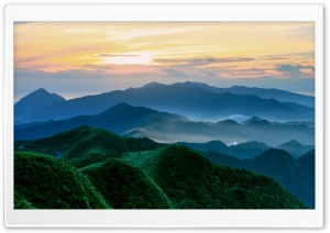 Foggy Mountain Peaks Ultra HD Wallpaper for 4K UHD Widescreen desktop, tablet & smartphone