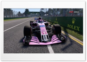 Force India F1 2018 Game Ultra HD Wallpaper for 4K UHD Widescreen desktop, tablet & smartphone