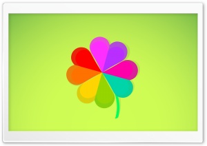 Four Leaf Clover Rainbow Saint Patricks Day Ultra HD Wallpaper for 4K UHD Widescreen desktop, tablet & smartphone