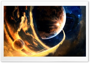 From Space Artwork Ultra HD Wallpaper for 4K UHD Widescreen desktop, tablet & smartphone
