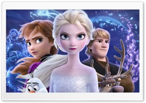 Frozen 2 Queen Elsa, Anna, Kristoff Ultra HD Wallpaper for 4K UHD Widescreen desktop, tablet & smartphone
