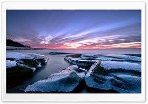Frozen Rocks Ultra HD Wallpaper for 4K UHD Widescreen desktop, tablet & smartphone
