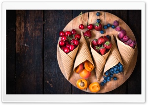 Fruits Cone Ultra HD Wallpaper for 4K UHD Widescreen desktop, tablet & smartphone