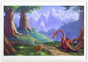 Funny Dragon Ultra HD Wallpaper for 4K UHD Widescreen desktop, tablet & smartphone