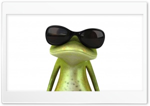 Funny Frog 3D Ultra HD Wallpaper for 4K UHD Widescreen desktop, tablet & smartphone