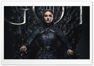 Game of Thrones Season 8 2019 Sansa Stark - Sophie Turner Ultra HD Wallpaper for 4K UHD Widescreen desktop, tablet & smartphone