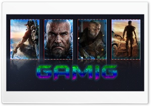Gaming Collage Ultra HD Wallpaper for 4K UHD Widescreen desktop, tablet & smartphone