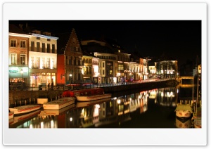 Ghent by night Ultra HD Wallpaper for 4K UHD Widescreen desktop, tablet & smartphone