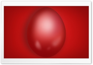 Giant Red Easter Egg Ultra HD Wallpaper for 4K UHD Widescreen desktop, tablet & smartphone