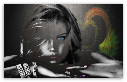 Girl Abstract UltraHD Wallpaper for Wide 16:10 Widescreen WHXGA WQXGA WUXGA WXGA ;
