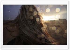 Girl and Sunset Ultra HD Wallpaper for 4K UHD Widescreen desktop, tablet & smartphone