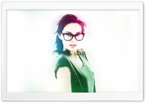 Girl in Glasses SDGN Ultra HD Wallpaper for 4K UHD Widescreen desktop, tablet & smartphone