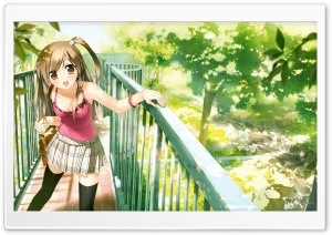 Girl In The Park Ultra HD Wallpaper for 4K UHD Widescreen desktop, tablet & smartphone