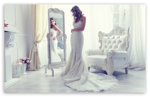 Girl in Wedding Dress Ultra HD Desktop Background Wallpaper for 4K UHD TV :  Widescreen & UltraWide Desktop & Laptop : Tablet : Smartphone