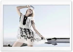 Girl In White Dress Ultra HD Wallpaper for 4K UHD Widescreen desktop, tablet & smartphone