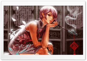 Girl Smoking Ultra HD Wallpaper for 4K UHD Widescreen desktop, tablet & smartphone