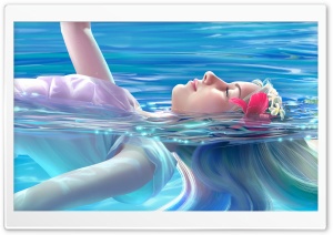 Girl, Water Ultra HD Wallpaper for 4K UHD Widescreen desktop, tablet & smartphone