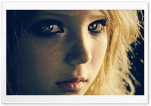 Girl With Freckles Ultra HD Wallpaper for 4K UHD Widescreen desktop, tablet & smartphone