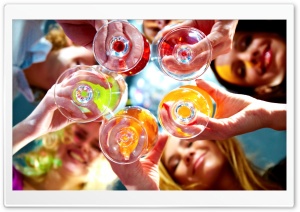 Girlfriends Cocktail Ultra HD Wallpaper for 4K UHD Widescreen desktop, tablet & smartphone