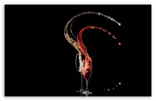 glasses of wine - bokal vino napitok UltraHD Wallpaper for Wide 16:10 Widescreen WHXGA WQXGA WUXGA WXGA ;