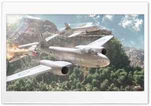 Gloster Vs MiG Ultra HD Wallpaper for 4K UHD Widescreen desktop, tablet & smartphone