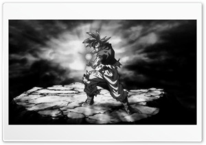 Goku Black And White Ultra HD Wallpaper for 4K UHD Widescreen desktop, tablet & smartphone