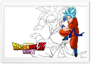 Goku SSGSS Fukkatsu No F Ultra HD Wallpaper for 4K UHD Widescreen desktop, tablet & smartphone