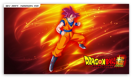 Dragon Ball: Z - Super Saiyan God - 4K Wallpaper by