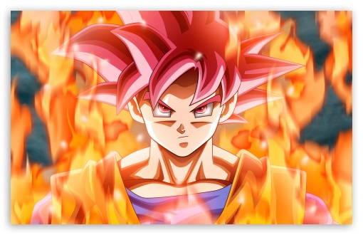 Goku Super Saiyan God Ultra HD Desktop Background Wallpaper for 4K UHD TV :  Widescreen & UltraWide Desktop & Laptop : Tablet : Smartphone